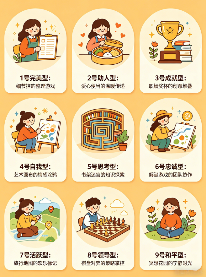 九型人格的有趣应用：测评师必看的“识人密码”